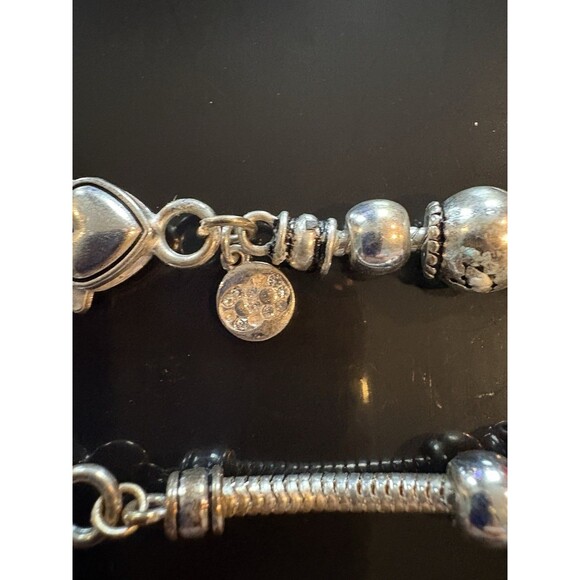 Two Vintage Beaded Charm Bracelets - Picture 3 of 5